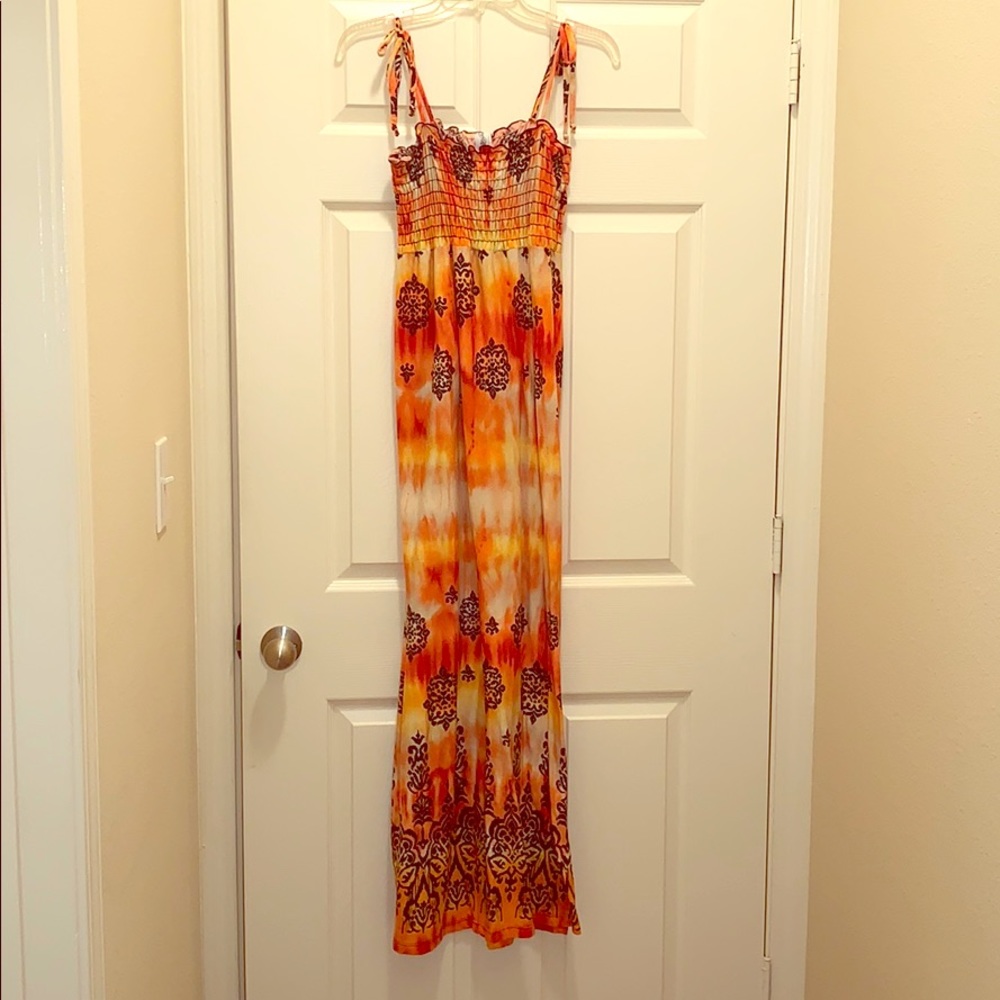 ✨5/$30 - Summertime Maxi Dress w/ Spaghetti Straps